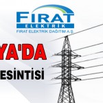 15 Temmuz Malatya’da Elektrik Kesintisi
