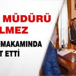 Gümrük Müdürü Eksilmez Vali Kamçı’yı makamında ziyaret etti.