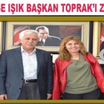 Ressam Ayşe Işık Başkan Toprak’I Ziyaret Etti