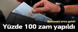 Öğretmenlerin ek dersine yüzde 100 zam