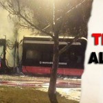 Trambüs Alev Alev Yandı