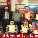 Muay Thai Hakemleri Sertifikalarını Aldı