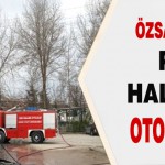 Özsan Sanayide Park Halindeki Otobüs Yandı