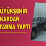 Malatya Büyükşehir Yoğun Kardan Dolayı Kurtarma Yaptı
