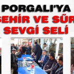 Porgalı’ya Doğanşehir ve Sürgü’den Sevgi Seli
