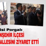 Porgalı Doğanşehir İlçesi Erkenek Mahallesini Ziyaret Etti