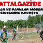 Battalgazi’de Yeşil Alanlar ve Parklar Modern Sulama Sistemine Kavuştu
