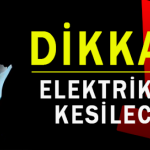 18-19 Eylül Malatya’da Elektrik Kesintisi