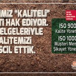 TARSİM ISO Belgeleriyle Kalitesini Tescil Etti!