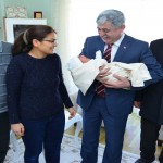 Başkan Polat 3.000’inci Bebeği Ziyaret Etti