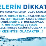 14 Mahallede 12 Saatlik Su Kesintisi Yaşanacak