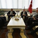 Rektör Kızılay, Başkan Gürkan’a İadeyi Ziyarette Bulundu