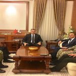 Vali Erin, Vali Toprak’ı Makamında Ziyaret Etti