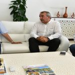 Hayder Başkanı Çizmeci, Başkan Gürkan’ı Ziyaret Etti