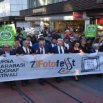 7. Bursa Uluslararası Fotoğraf Festivali Coşkulu Yürüyüşle Başladı