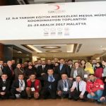Genel Müdürü Dr. İbrahim 12.Yardım Eğitim Merkezleri Mesul Müdürler Koordinasyon Toplantısını Katıldı