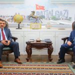 MEB Strateji Geliştirme Başkanı Konaklı, Başkan Gürkan’ı Ziyaret Etti