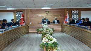 Vali Baruş, İl Emniyet Müdürlüğünden Brifing Aldı