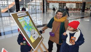 Çocuklar Resimle, Gençler Kompozisyonla Kente Saygıyı Anlattılar