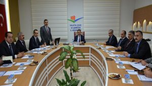 Vali Baruş, Kurumlardan Brifing Almaya Devam Ediyor
