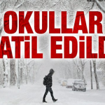 Elazığ’da Eğitim Öğretime Bir Günlük Kar Tatili