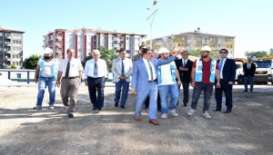 Gürkan,Devlet Hastanesi İnşaat Alanında İncelemede Bulundu