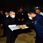Başkan Çınar, Kozluk Mahallesinde ki ‘Polis Kontrol Noktası’ İnşaat Alanını İnceledi