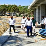 Başkan Çınar, Yeni Belediye Hizmet Binası İnşaat Alanındaki Çalışmaları İnceledi