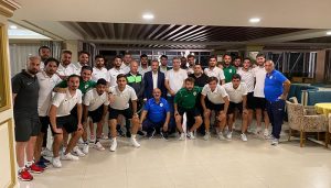 Başkan Kılınç, Adıyaman 1954 Spor’u Kamp Yaptığı Otelde Ziyaret Etti