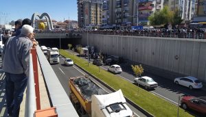 Malatya’da Alt Geçitte,3 Aracın Karıştığı kazada 4 kişi yaralandı