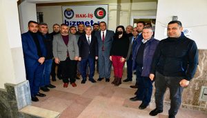 Başkan Çınar, Hizmet İş-Sendikası Şube Başkanı Geleri ve Yönetimini Ziyaret Etti