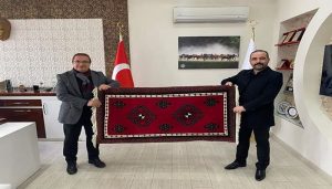 Ülkü Ocakları Başkanı Şengönül Akçadağ Belediye Başkanı Ali Kazgan Ziyaret Etti.