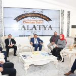Türk kızılay’ı Malatya Şube Başkanlığına Seçilen Dr. Harun kurt, Başkan Gürkan’ı Ziyaret Etti