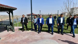Başkan Çınar, Beylerderesi Şehir Parkında ki Çalışmaları İnceledi