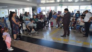 Engelliler Hava Alanı ve Tren Garını Gezdiler