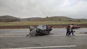Malatya-Elazığ Yolunda Feci Kaza 2 Ölü 2 Yaralı