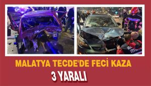 Malatya Tecde’de Feci Kaza: 3 Yaralı