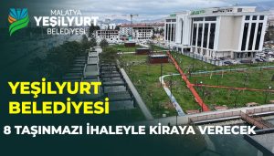 Yeşilyurt Belediyesi 8 Taşınmazı İhaleyle Kiraya Verecek