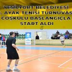 Yeşilyurt belediyesi 3. Ayak Tenisi Turnuvası Coşkulu Başlangıçla Start Aldı