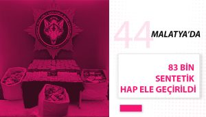 Malatya’da 83 Bin Sentetik Hap Ele Geçirildi