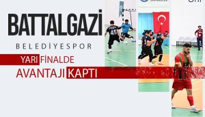 Battalgazi Belediyespor Yarı Finalde Avantajı Kaptı