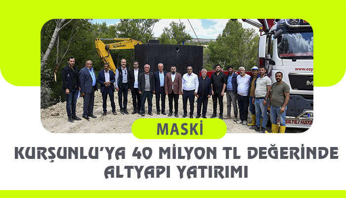 Kurşunlu’ya 40 Milyon TL Değerinde Altyapı Yatırımı