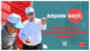 Başkan Geçit, “Üreticilerimize Ücretsiz Arpa Dağıtımı Yapacağız”