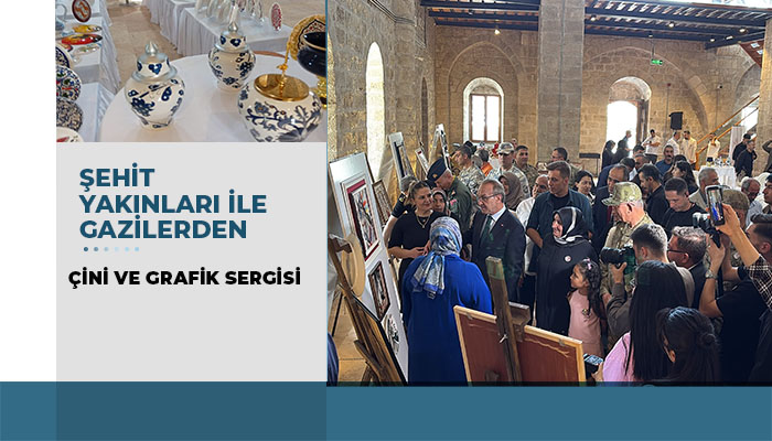 Şehit Yakınları İle Gazilerden Çini Ve Grafik Sergisi