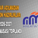Okullar Açılmadan Önce Son Hazırlıklar: 2026-2027 Eğitim Masası Toplandı