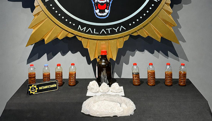 Malatya’da 4 kilo 875 Gram Metamfetamin Ele Geçirildi