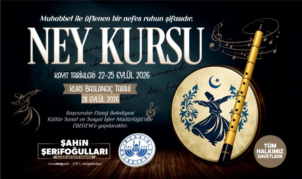 Elazığ Belediyesi’nden Ücretsiz Sanat Kursları: Ney ve Resim Kayıtları Başladı!
