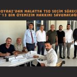 Mahmut Boyraz’dan Malatya TSO Seçim Sürecine İtiraz: