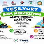 Yeşilyurt Bilim Merkezi Atölye Eğitimlerinin Kayıtları Başladı