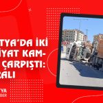 Malatya’da İki Hafriyat Kamyonu Çarpıştı: 1 Yaralı
